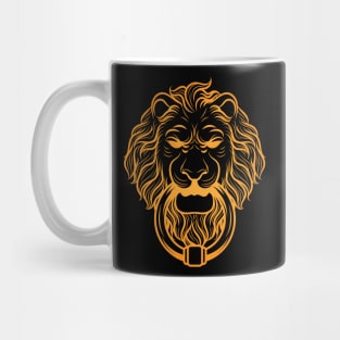 Lion Knocker Mug